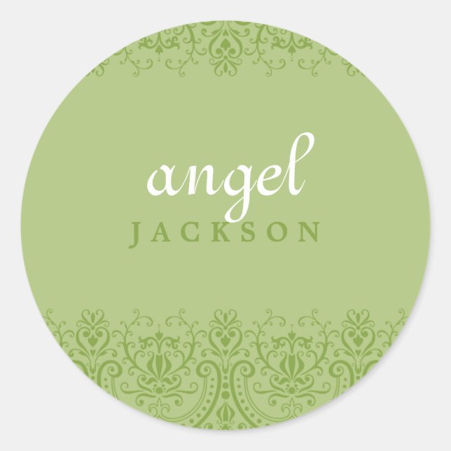 Rond STICKER SEAL :: finement fin 4 (Devant)
