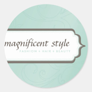 Rond STICKER SEAL :: magnificence stylisée 2