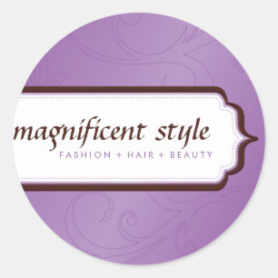 Rond STICKER SEAL :: magnificence stylisée 3