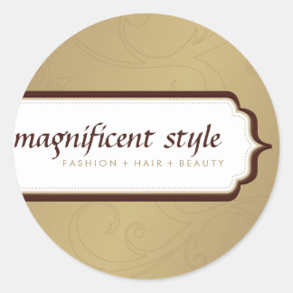 Rond STICKER SEAL :: magnificence stylisée 7