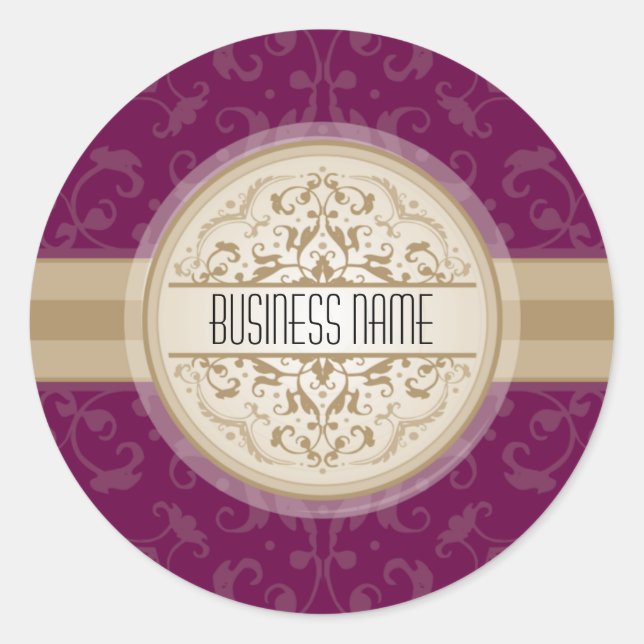 Rond STICKER SEAL :: mandala 4 (Devant)