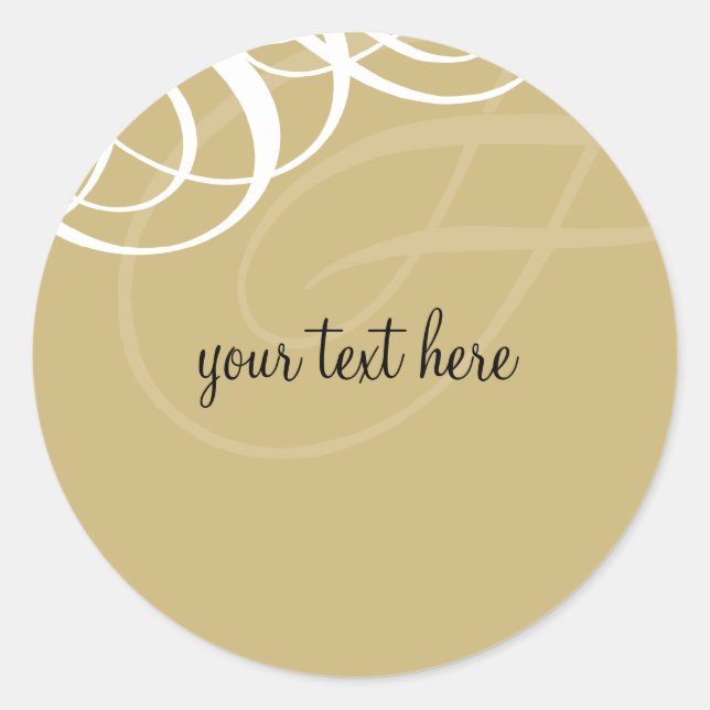Rond STICKER SEAL :: vogue design 10 (Devant)