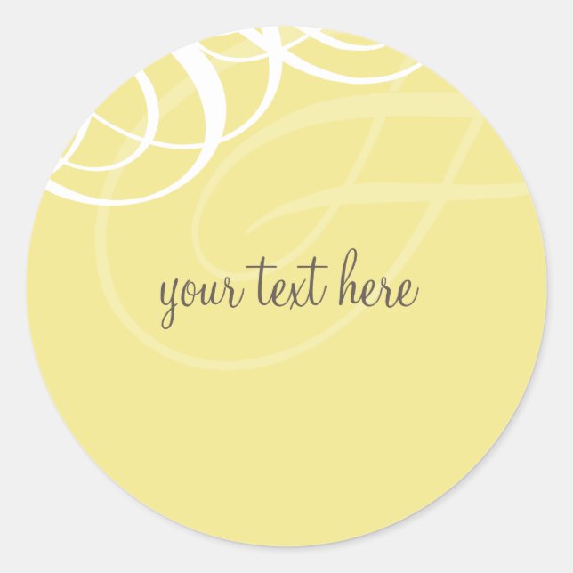 Rond STICKER SEAL :: vogue design 3 (Devant)