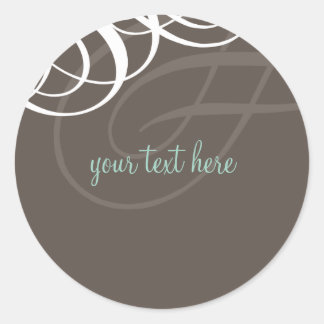 Rond STICKER SEAL :: vogue design 4