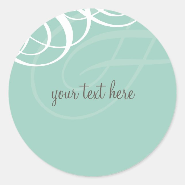 Rond STICKER SEAL :: vogue design 5 (Devant)