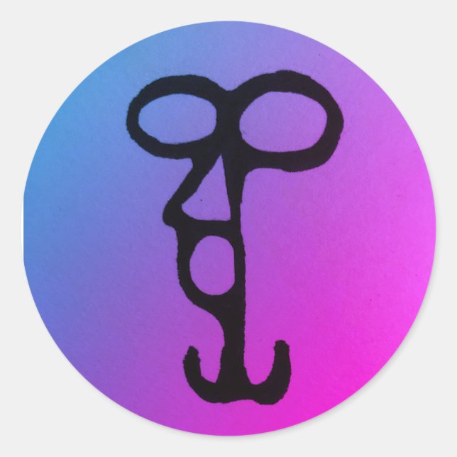 Rond Sticker Sigil non gêné (Devant)