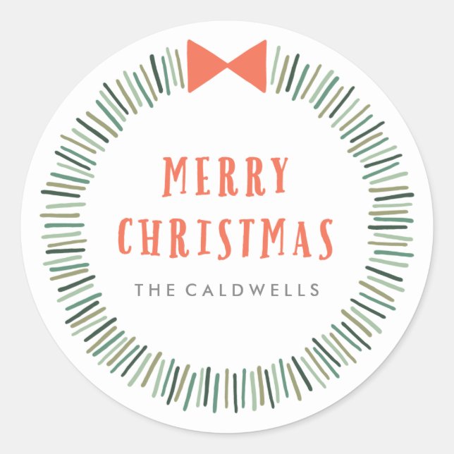 Rond Sticker simple de couronne (Devant)