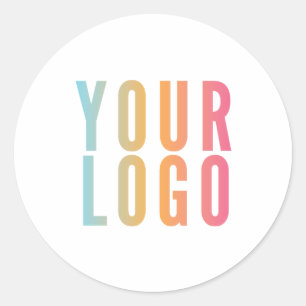 Rond Sticker simple pour logo d'entreprise