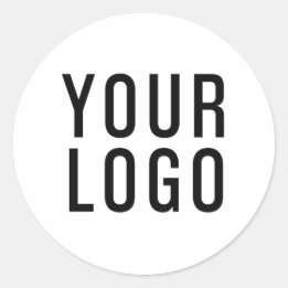 Rond Sticker simple pour logo d'entreprise