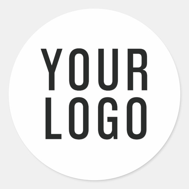 Rond Sticker simple pour logo d'entreprise (Devant)