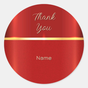 Rond Sticker simple rouge
