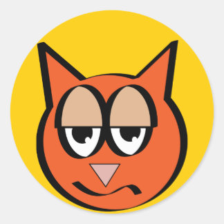 Rond Sticker Smart Kat