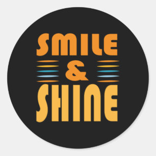 Rond Sticker Smile Shine #1155