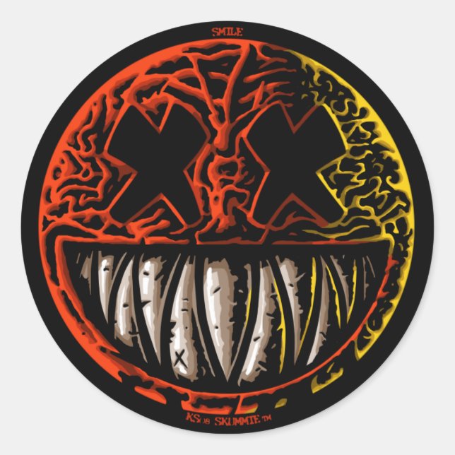 Rond Sticker Smile Skummie (Devant)