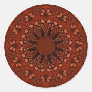 Rond Sticker solaire au chocolat