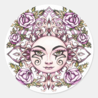 Rond Sticker Solara Sun Goddess