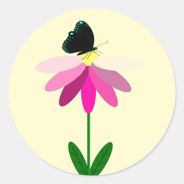 Rond Sticker solstice été (Devant)