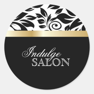 Rond Sticker Spa et salon classique