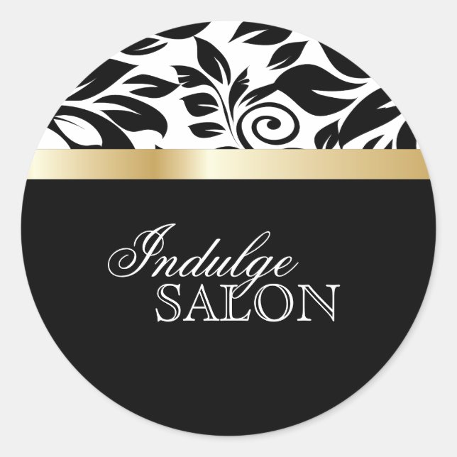 Rond Sticker Spa et salon classique (Devant)