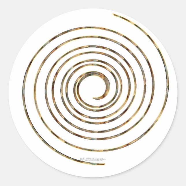 Rond Sticker Spiral (Devant)