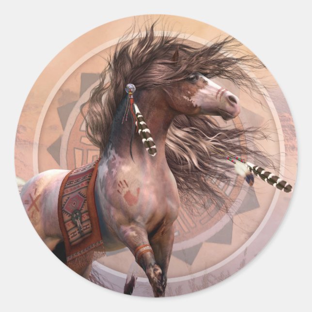 Rond Sticker Spirit Warrior (Devant)