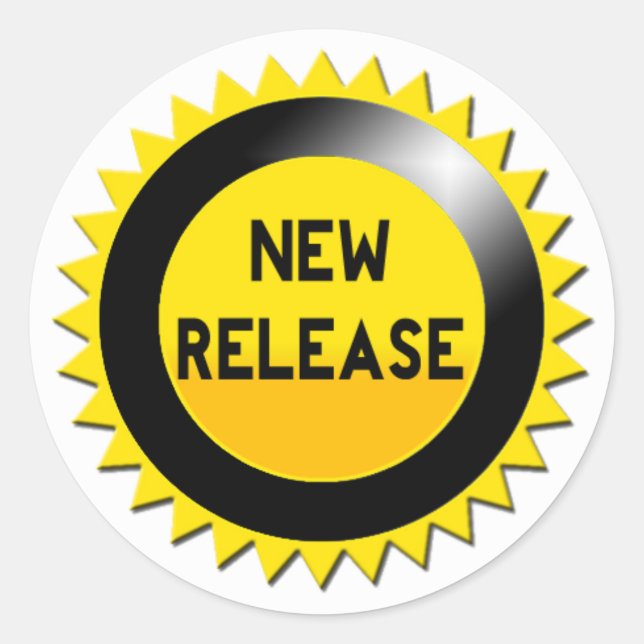 Rond Sticker Starburst de nouvelle version (Devant)