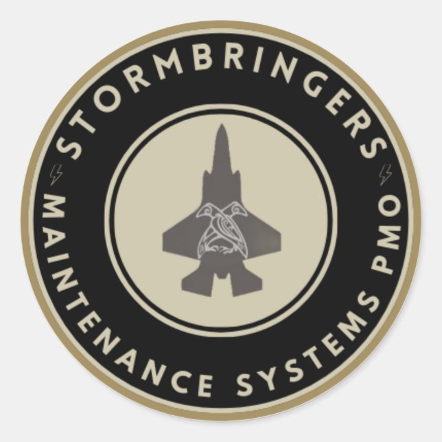 Rond Sticker Stormbringers (Devant)
