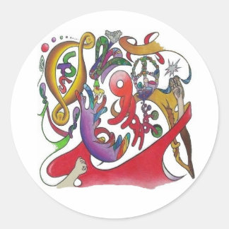 Rond sticker sts9