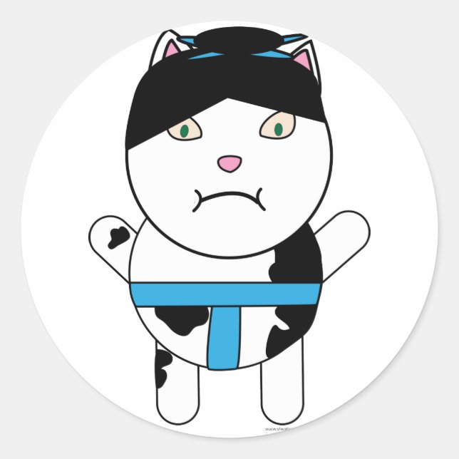 Rond Sticker Sumo Kitty (Devant)