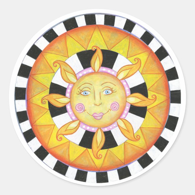 Rond Sticker Sun (Devant)