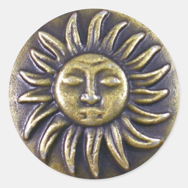 Rond Sticker Sun Medallion (Devant)