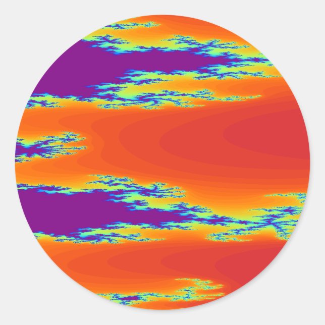 Rond Sticker Sunrise (Devant)