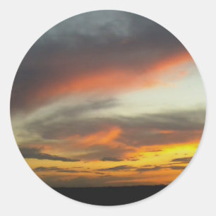 Rond Sticker Sunset 2