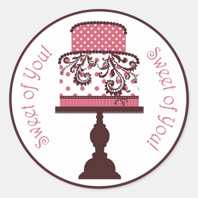 Rond Sticker Sweet Cake TY 3 (Devant)