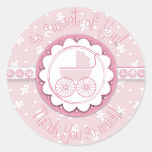 Rond Sticker Sweet One Girl TY