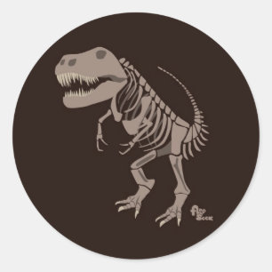 Rond Sticker T Rex