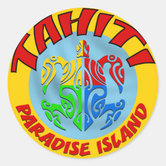 Rond Sticker Tahiti