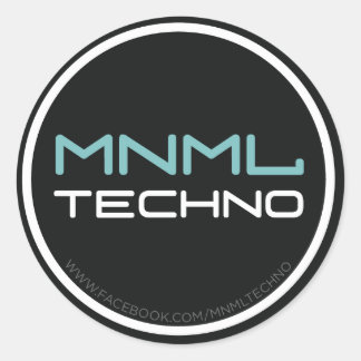 Rond Sticker technologique MNML