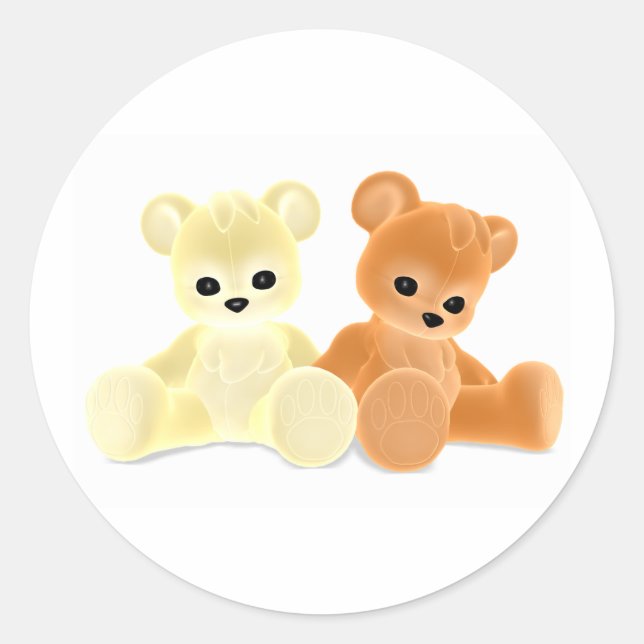 Rond Sticker Teddy Bearz (Devant)