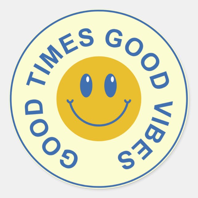 Rond Sticker tendance (Devant)