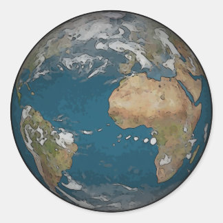 Rond Sticker Terre