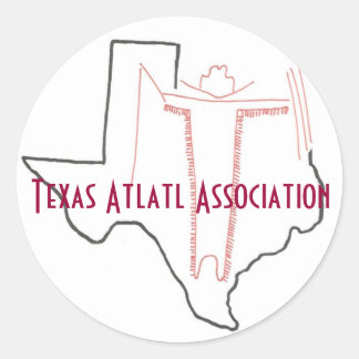 Rond Sticker Texas Atlatl Association