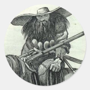 Rond Sticker Texas Ranger