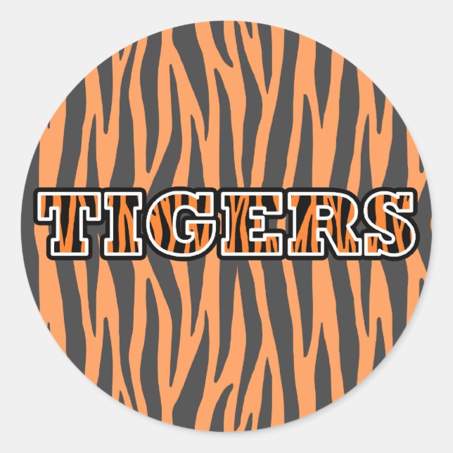 Rond Sticker Tigers (Devant)