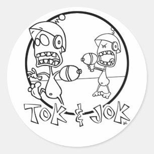 Rond Sticker Tok & Jok