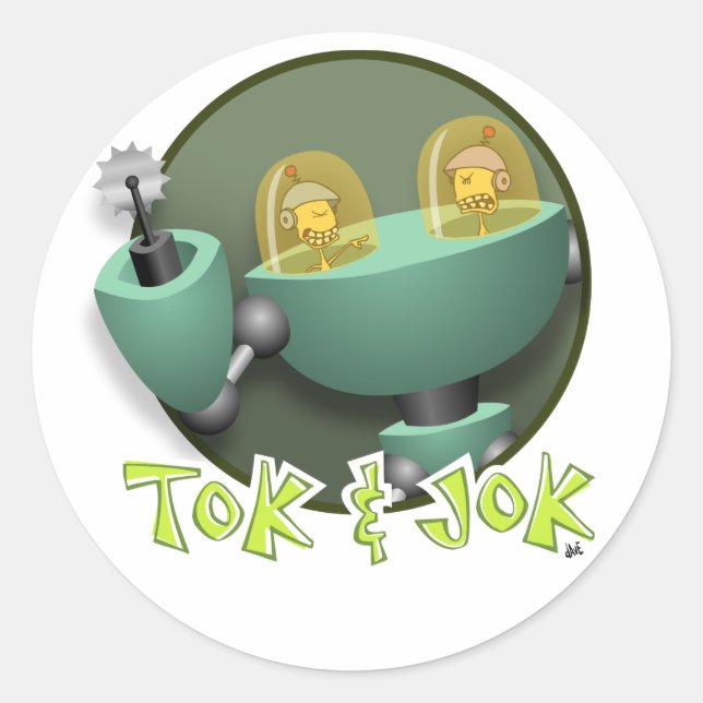 Rond Sticker TokBOT & JokBOT (Devant)