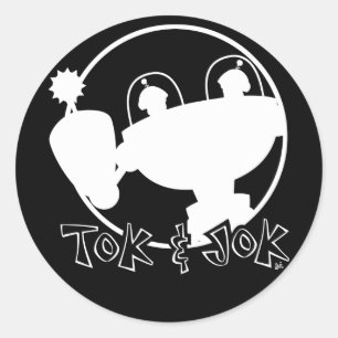 Rond Sticker TokBOT & JokBOT Dark