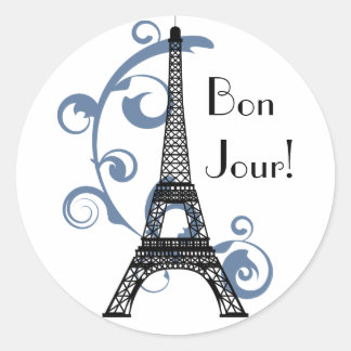 Rond Sticker Tour Eiffel