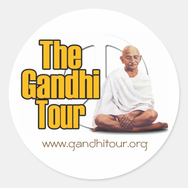 Rond Sticker Tour Gandhi (Devant)