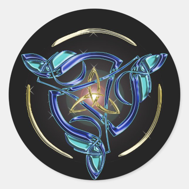 Rond Sticker Triquetra (Devant)